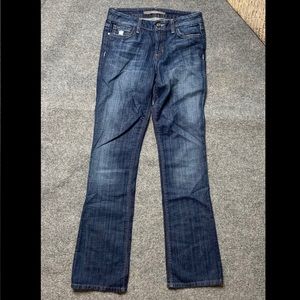 Joe's Jeans 27 Womens Boot Cut Mid Rise Dark Wash The Honey Stretch Jeans